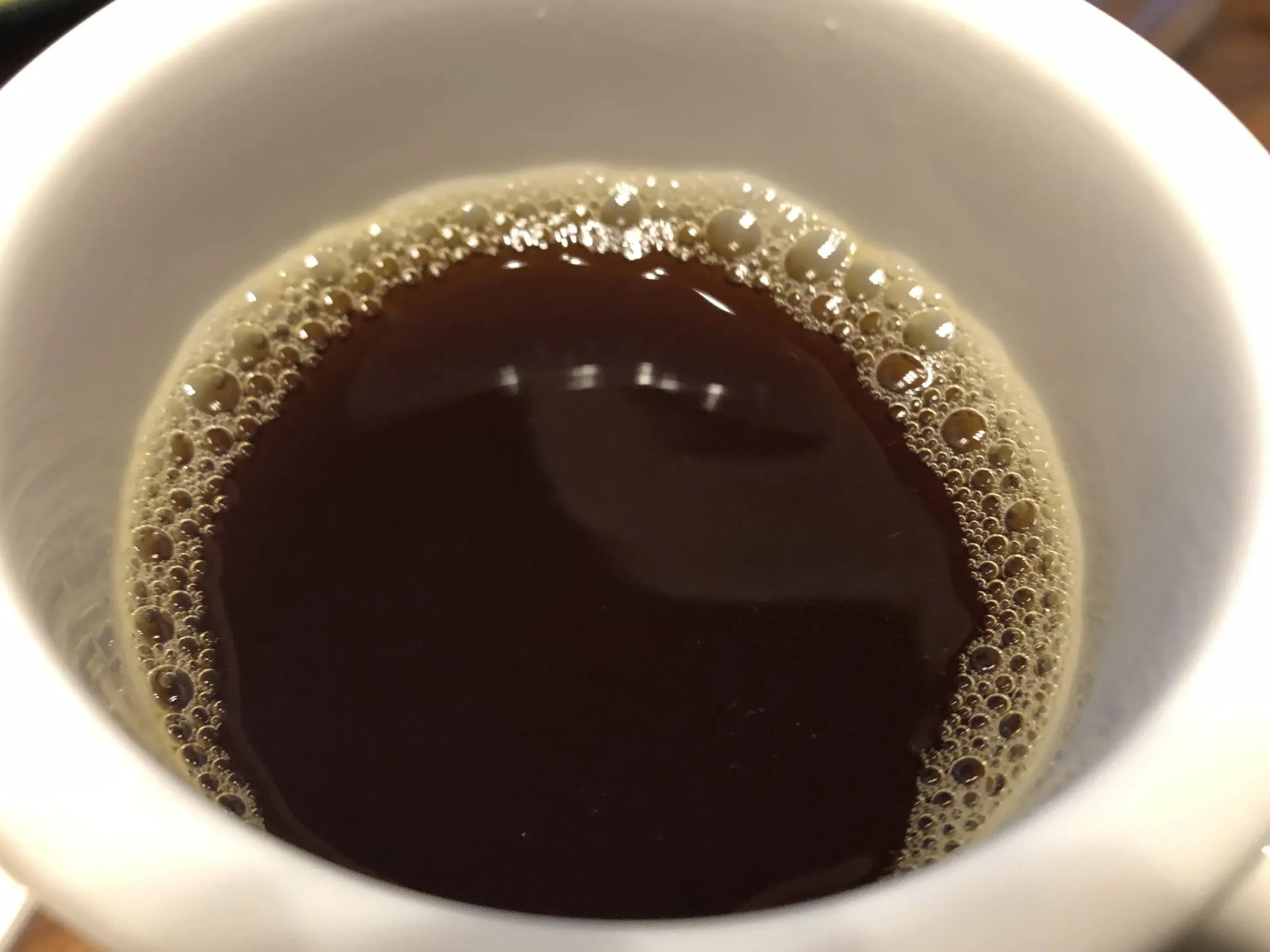 大豆コーヒーの色