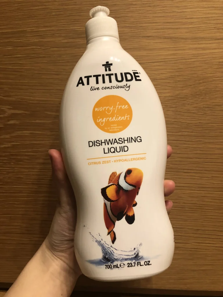 ATTITUDE（アティチュード）の食器用洗剤ボトル